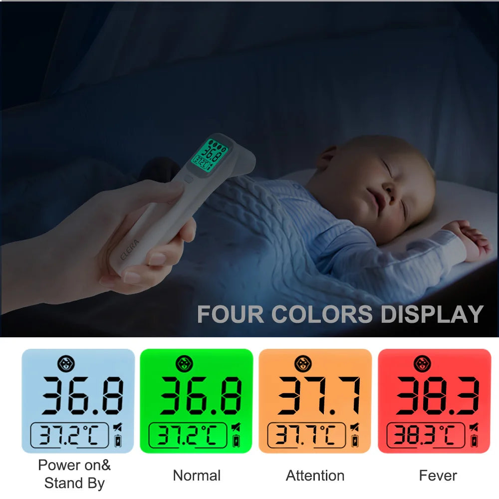 ELERA Infrared Digital Thermometer – Forehead & Ear