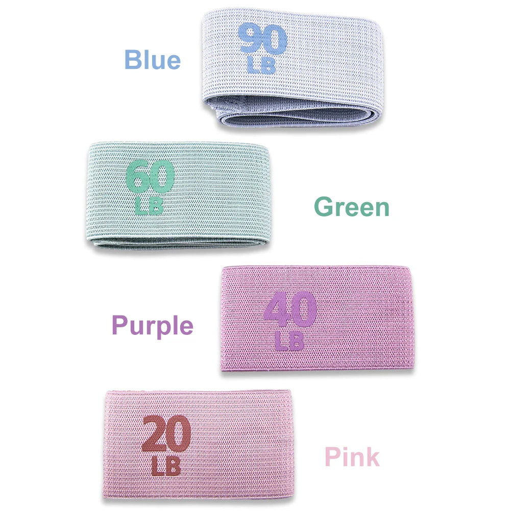 Resistance Bands Set – Glute, Leg & Thigh Workout Loops