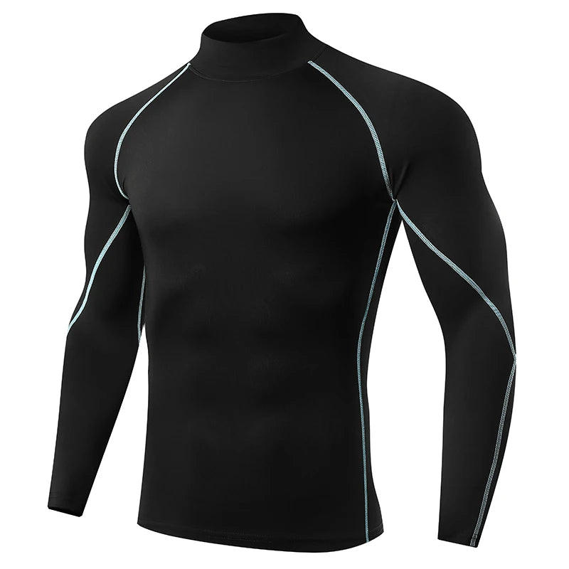 Men’s Long Sleeve Compression Sport Shirt – Quick Dry