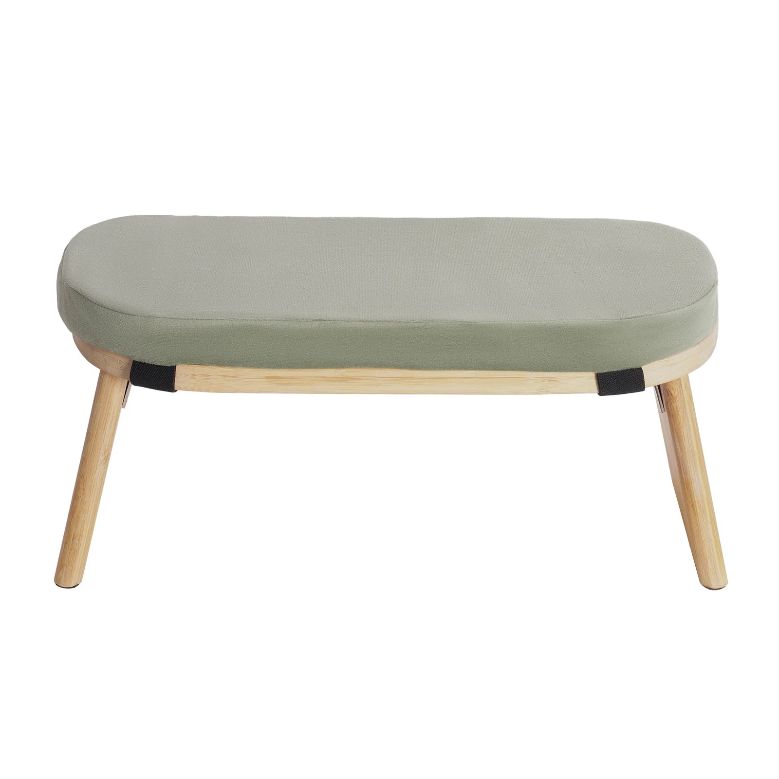 Foldable Bamboo Meditation Stool with Cushion