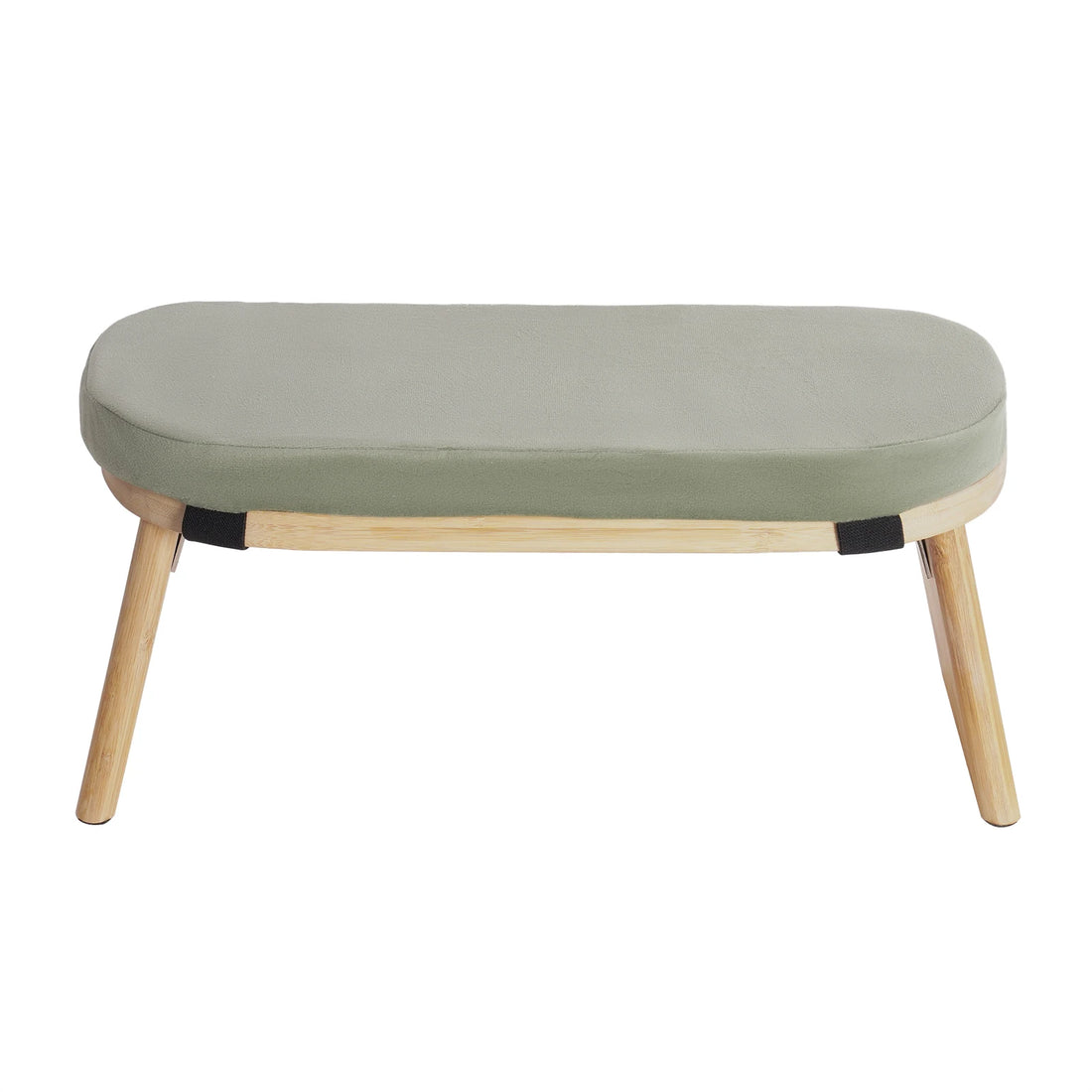 Foldable Bamboo Meditation Stool with Cushion