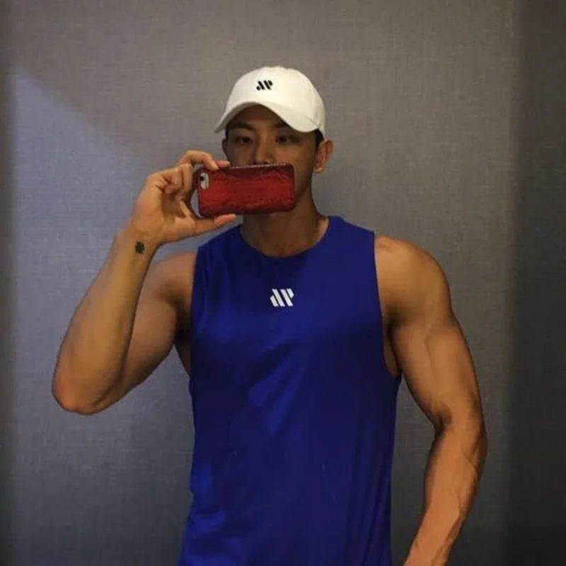 Men’s Breathable Mesh Fitness Tank Top