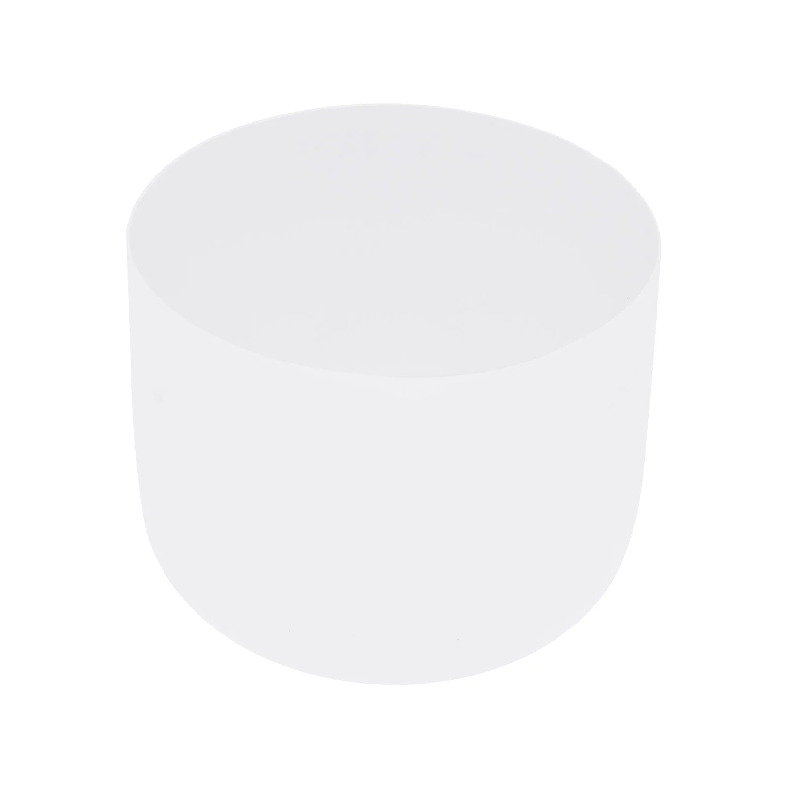 8" White Crystal Singing Bowl – Solar Plexus Chakra