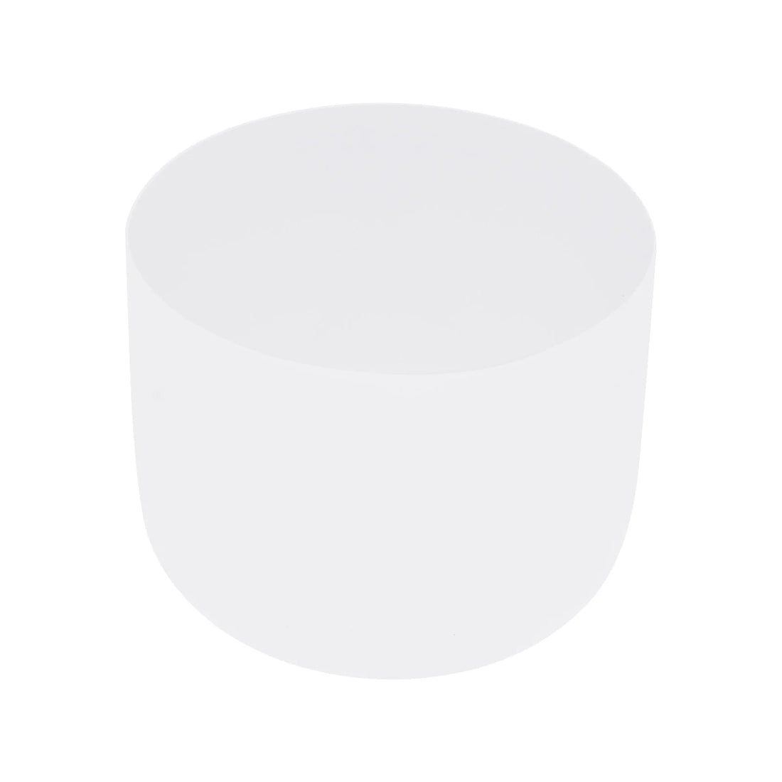 8" White Crystal Singing Bowl – Solar Plexus Chakra