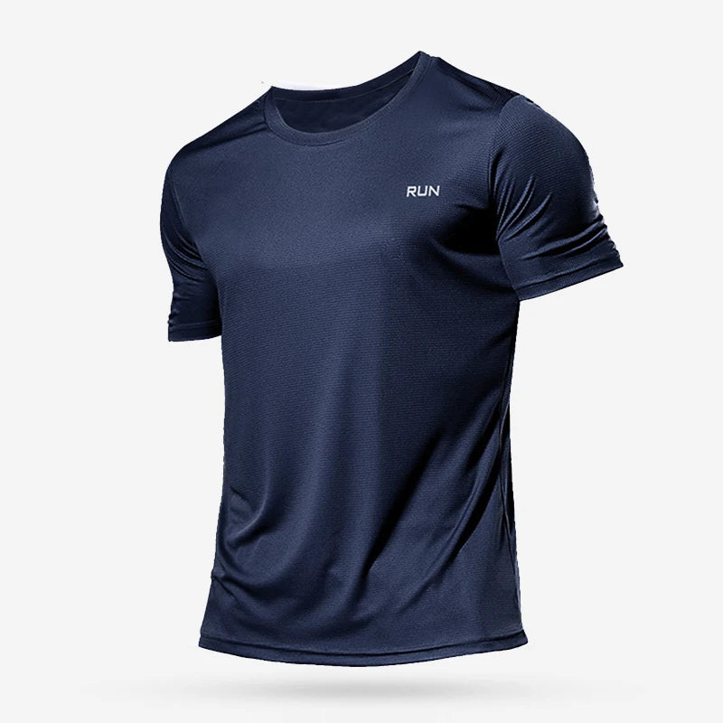 Men’s Quick-Dry Sports T-Shirt – Compression Fit