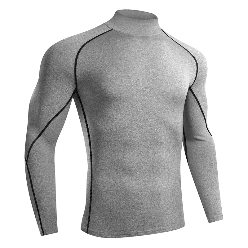 Men’s Long Sleeve Compression Sport Shirt – Quick Dry