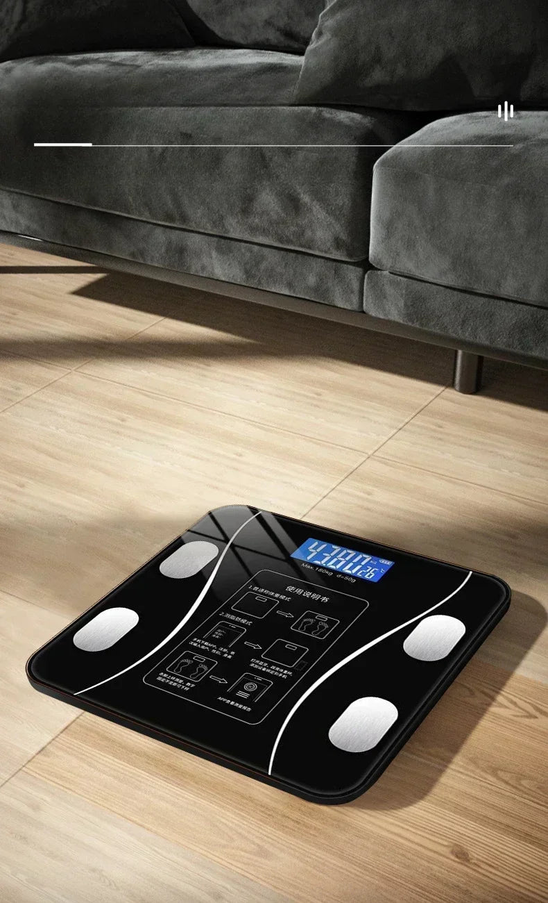 Smart Bluetooth Body Fat Scale – BMI & Fitness Analyzer