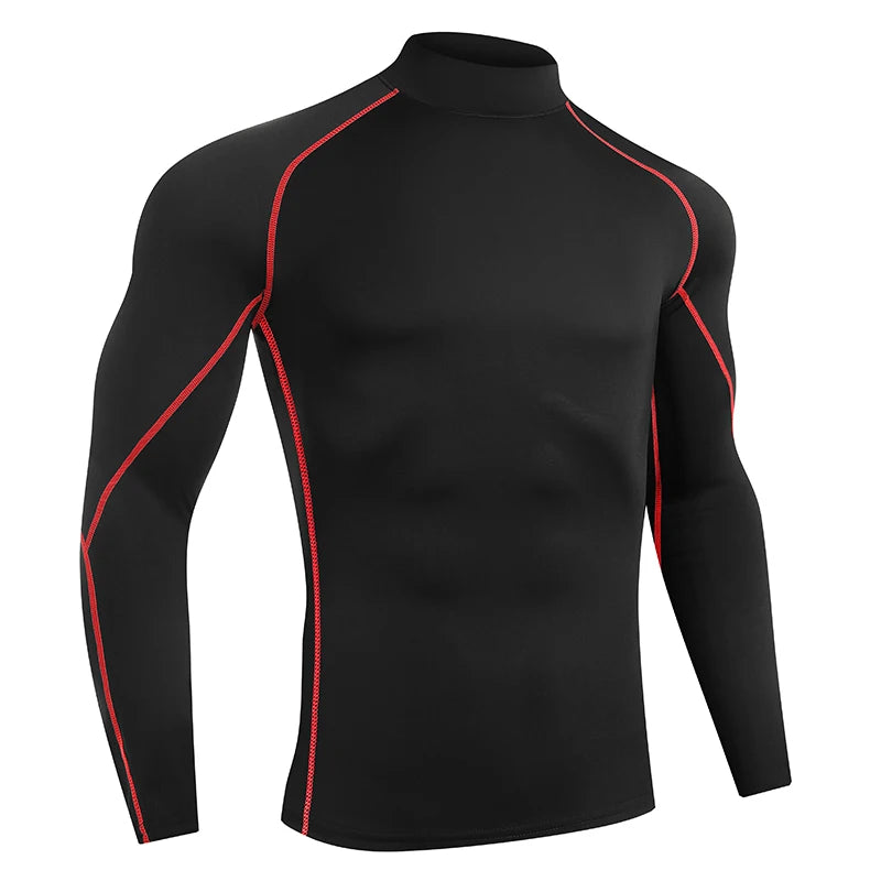 Men’s Long Sleeve Compression Sport Shirt – Quick Dry