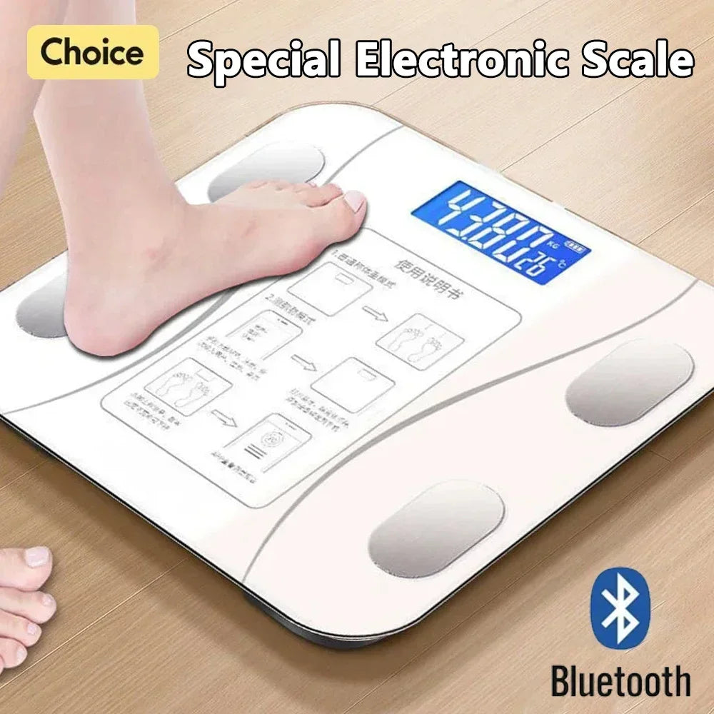 Smart Bluetooth Body Fat Scale – BMI & Fitness Analyzer