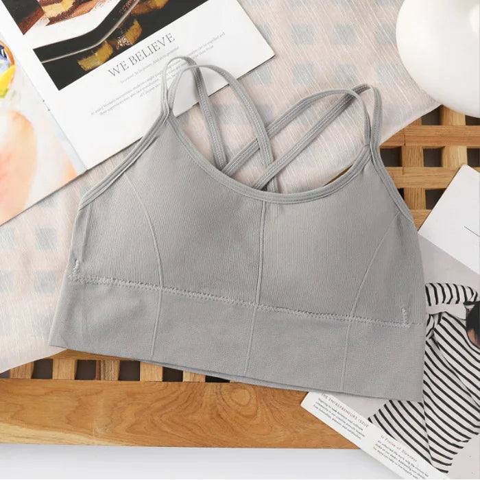 Women's Cross-Back Sports Bra – Soft & Breathable