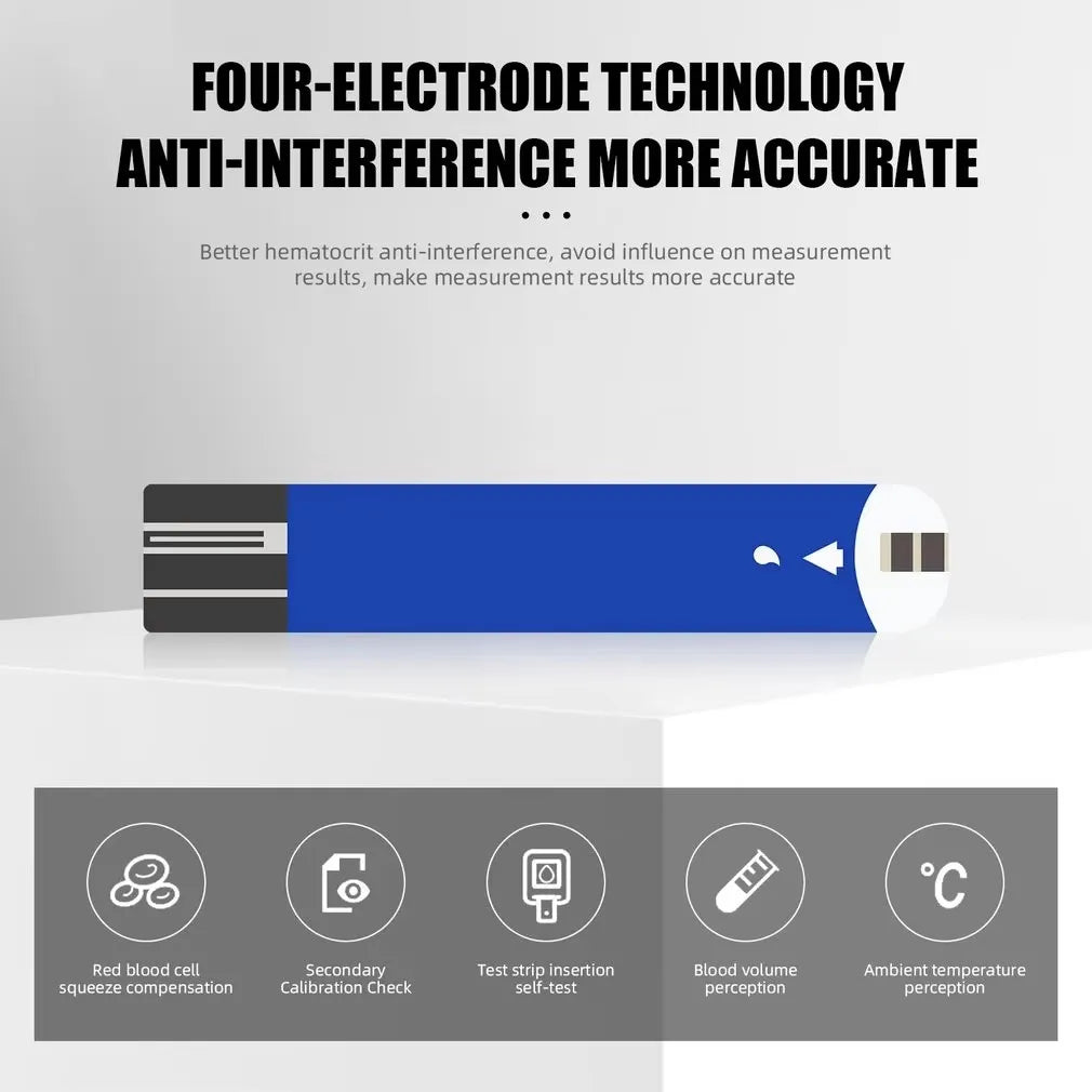 50pcs Glucose Test Strips & Lancets – For G-425/G-427B Meters