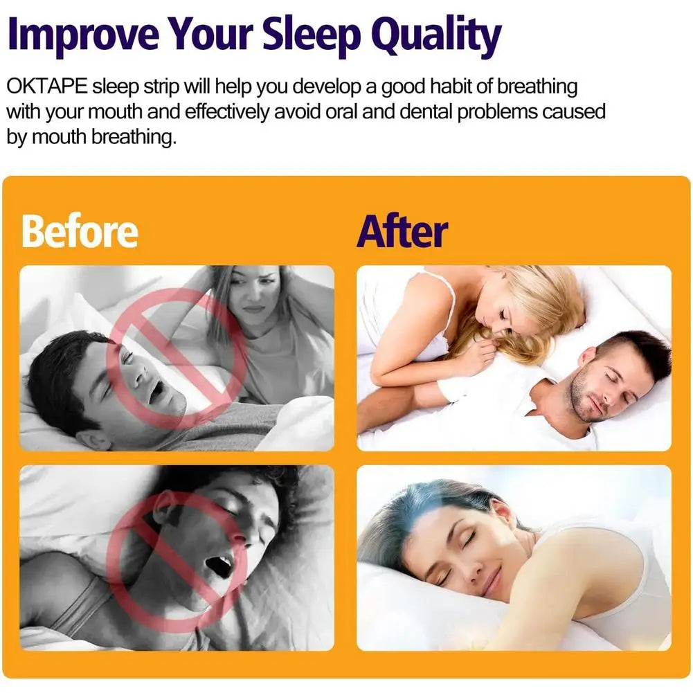 Oral Breathing Correction Patch – Anti Mouth-Breathing Sleep Aid