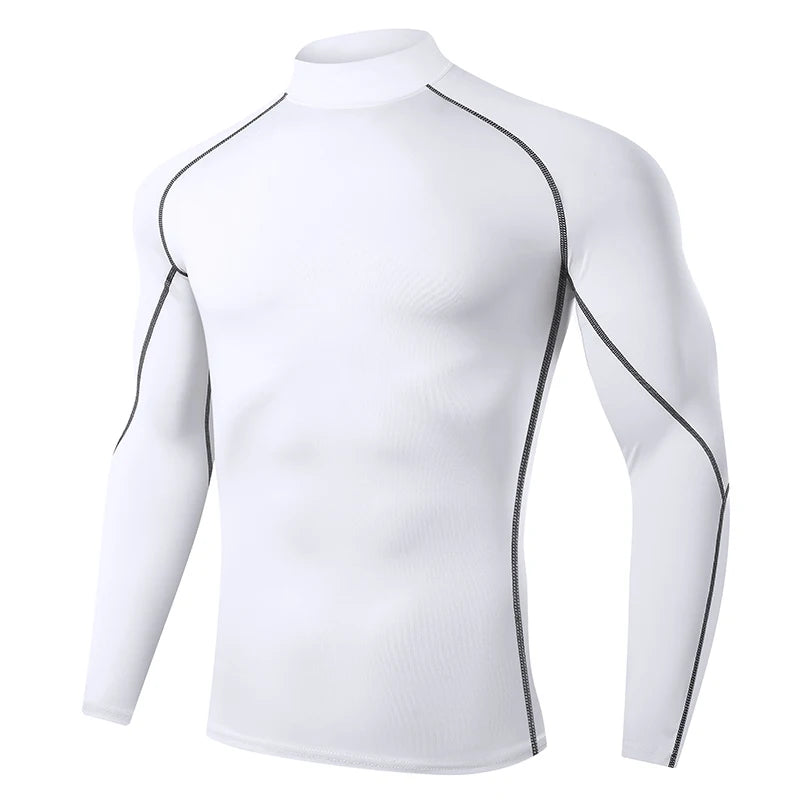 Men’s Long Sleeve Compression Sport Shirt – Quick Dry