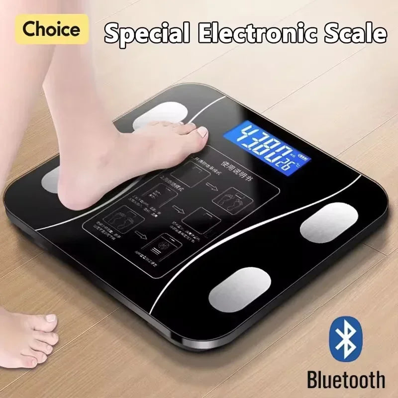 Smart Bluetooth Body Fat Scale – BMI & Fitness Analyzer