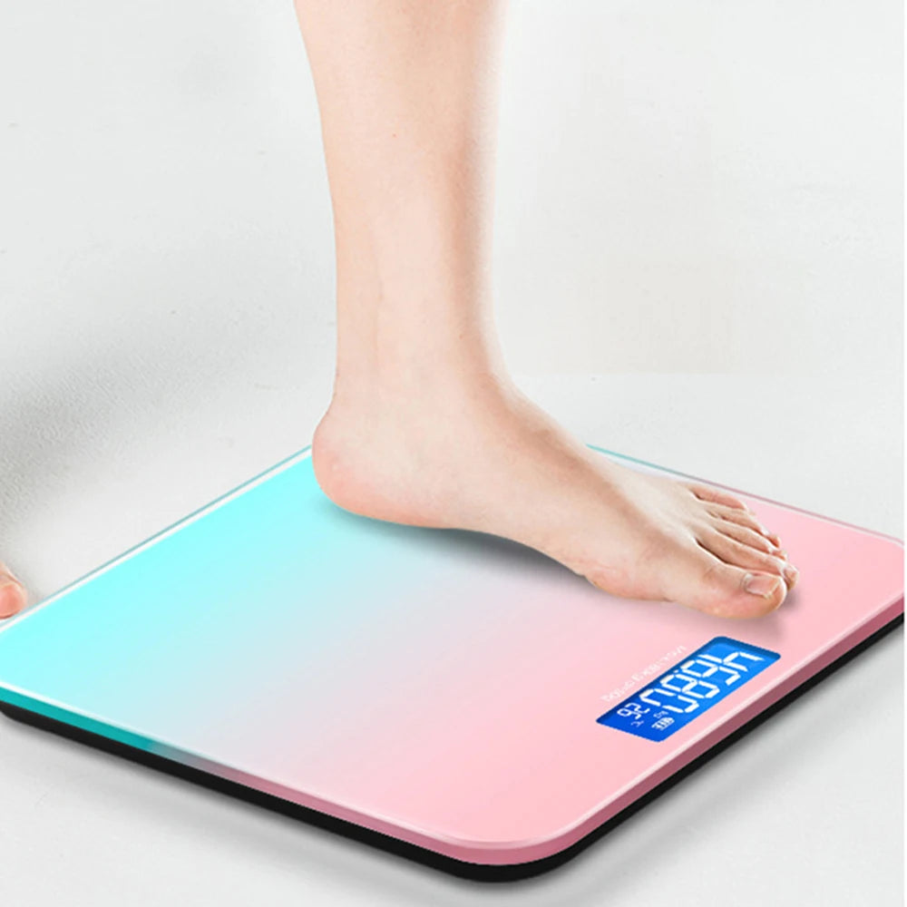 Gradient Color LCD Digital Body Weight Scale