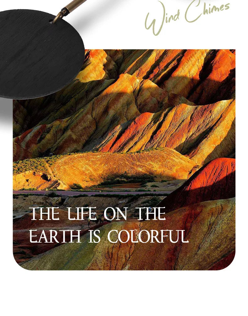 HLURU Bamboo Wind Chimes – 9 Notes with 4 Chords