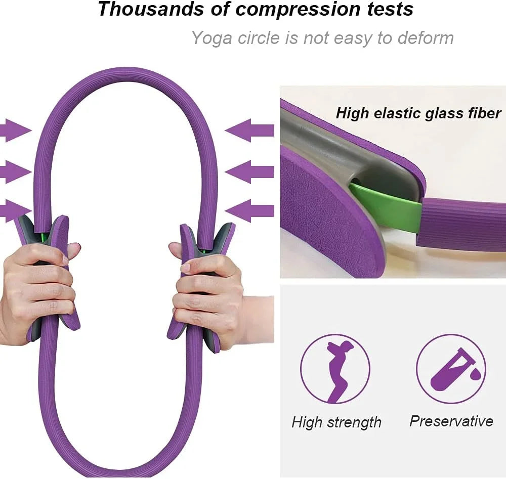 Non-Slip Pilates Ring for Full-Body Fitness