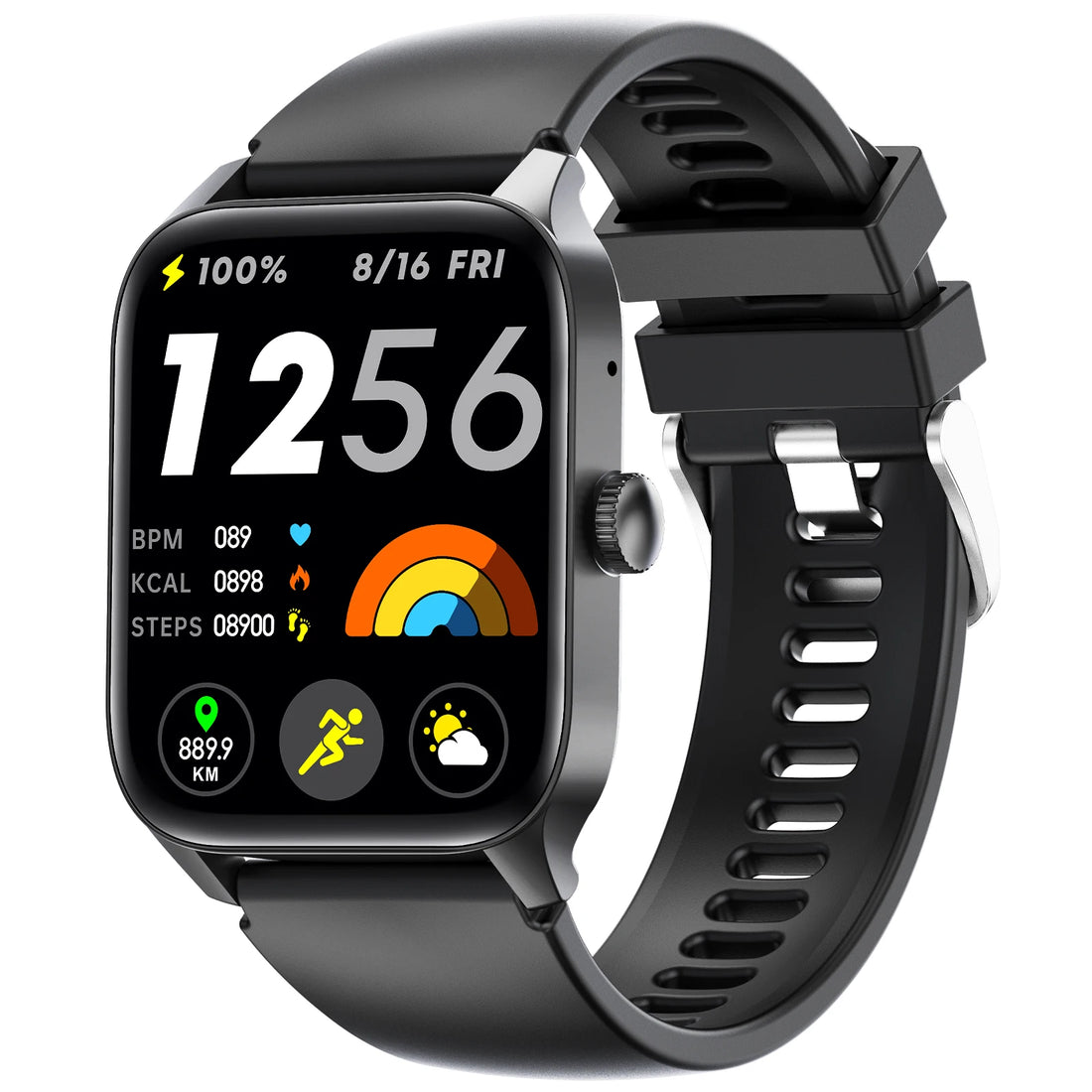 LaNikar QS56 Smart Watch 1.83" Bluetooth Call Fitness Tracker