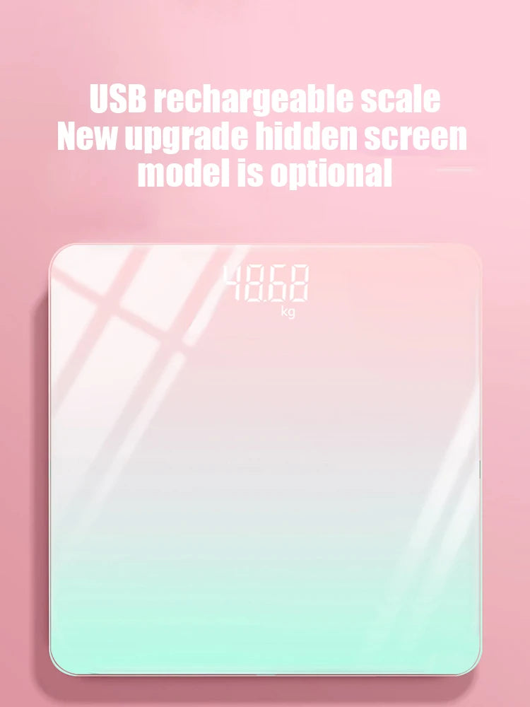 Gradient Color LCD Digital Body Weight Scale