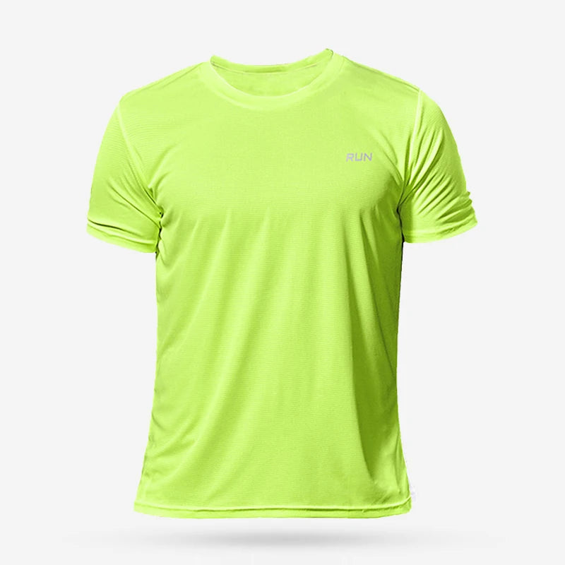 Men’s Quick-Dry Sports T-Shirt – Compression Fit