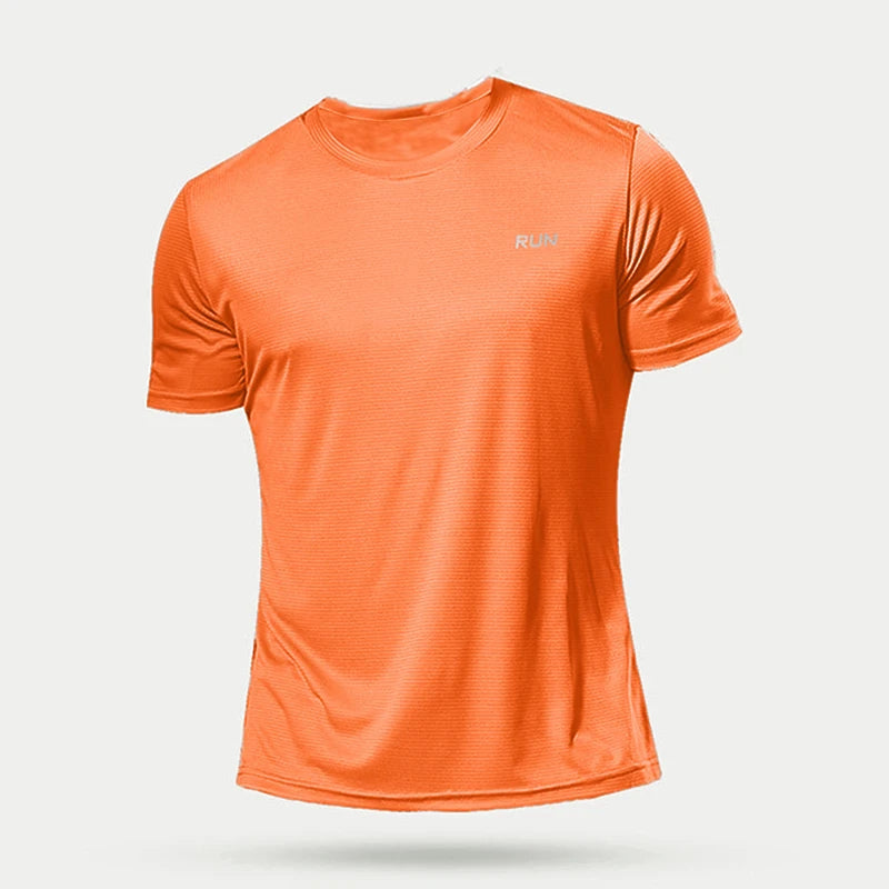 Men’s Quick-Dry Sports T-Shirt – Compression Fit