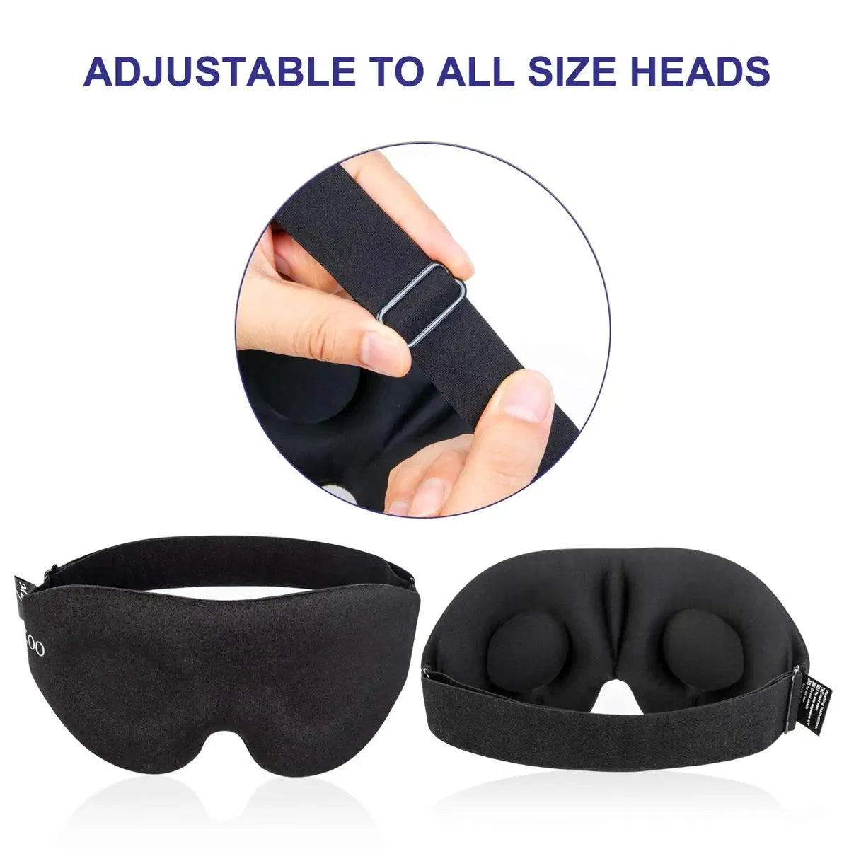 3D Contoured Sleep Eye Mask with Earplugs