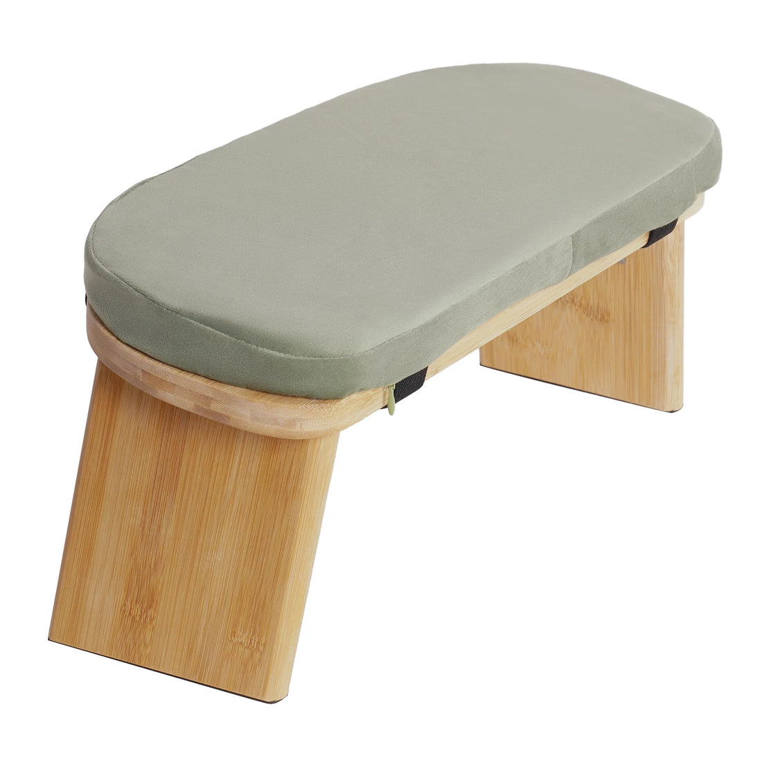 Foldable Bamboo Meditation Stool with Cushion