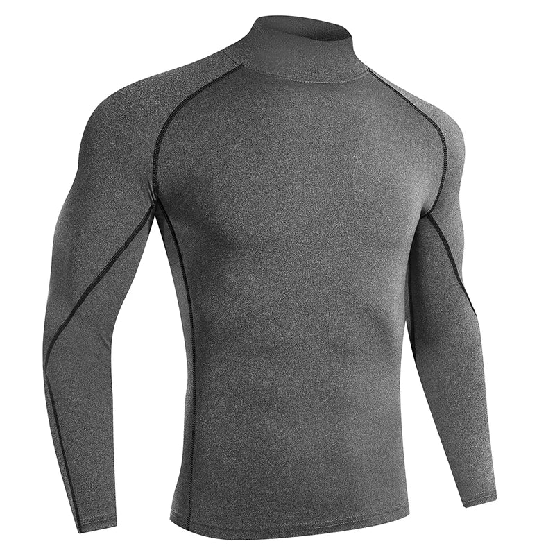 Men’s Long Sleeve Compression Sport Shirt – Quick Dry