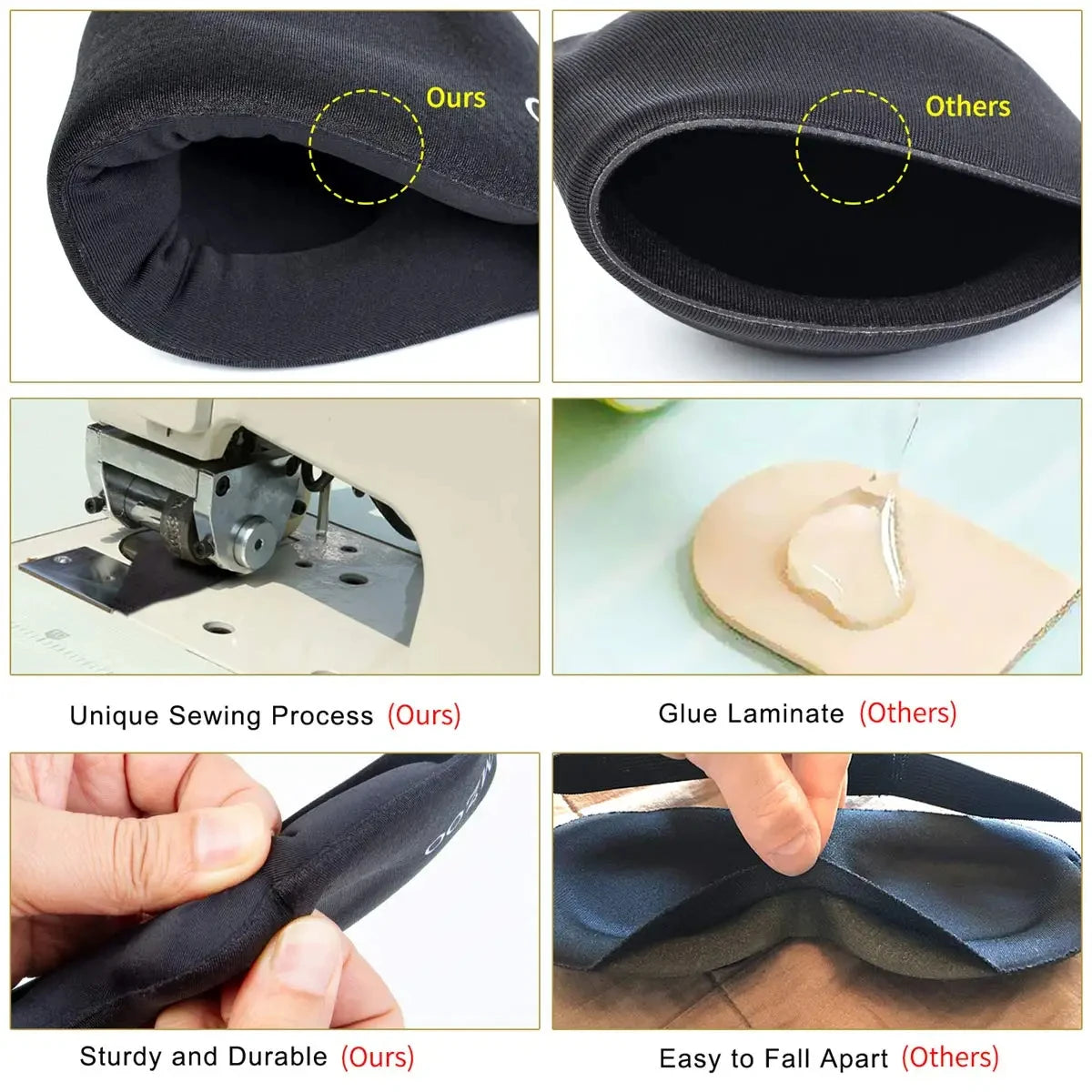3D Contoured Sleep Eye Mask with Earplugs