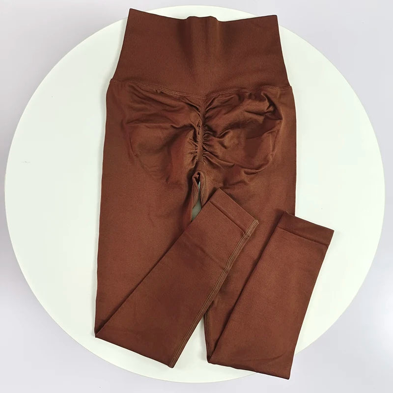 High Elastic Seamless Yoga Leggings – Women’s Fitness Pants