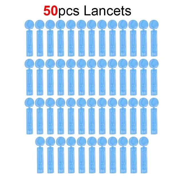 50pcs Glucose Test Strips & Lancets – For G-425/G-427B Meters