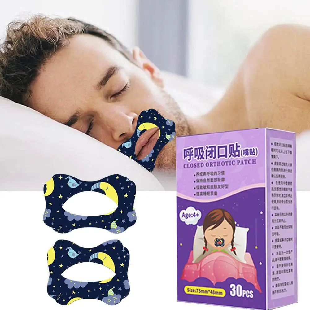 Oral Breathing Correction Patch – Anti Mouth-Breathing Sleep Aid