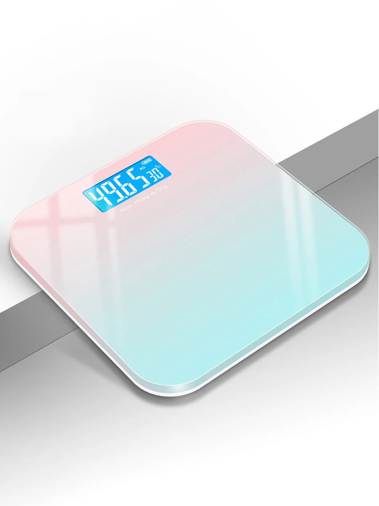 Gradient Color LCD Digital Body Weight Scale