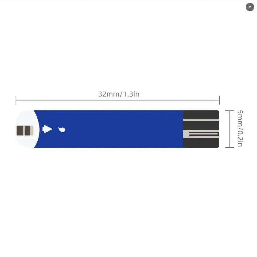 50pcs Glucose Test Strips & Lancets – For G-425/G-427B Meters