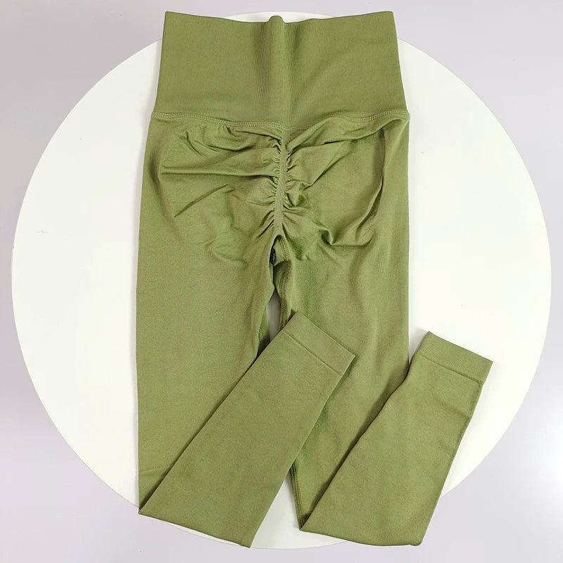 High Elastic Seamless Yoga Leggings – Women’s Fitness Pants