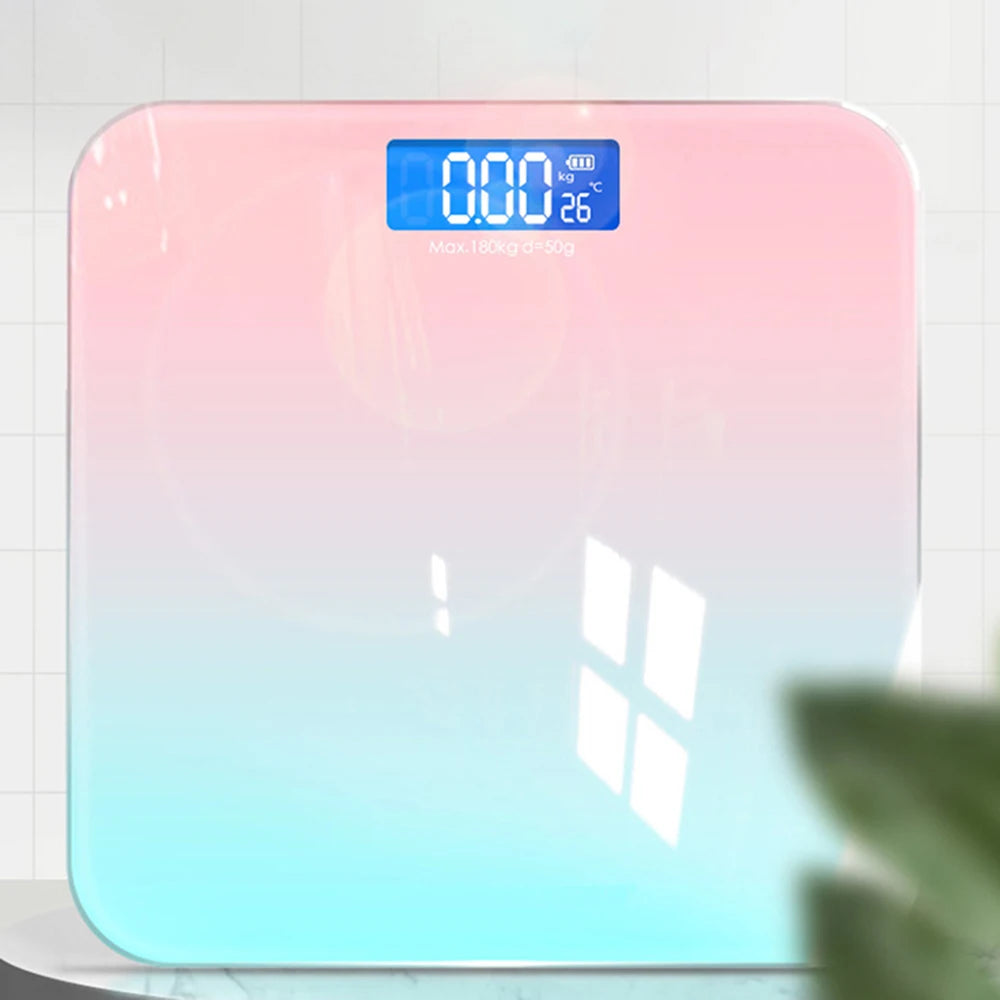 Gradient Color LCD Digital Body Weight Scale