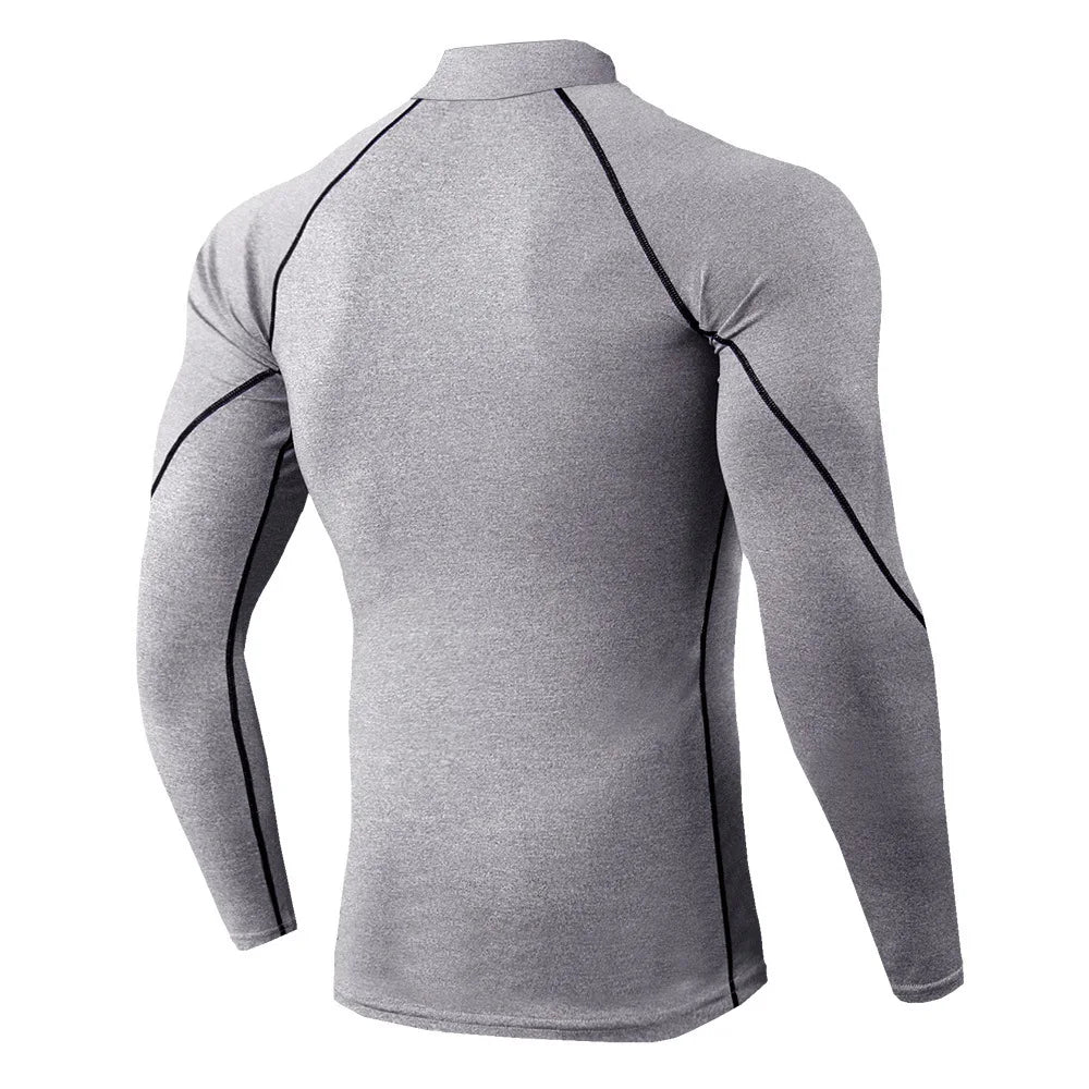 Men’s Long Sleeve Compression Sport Shirt – Quick Dry