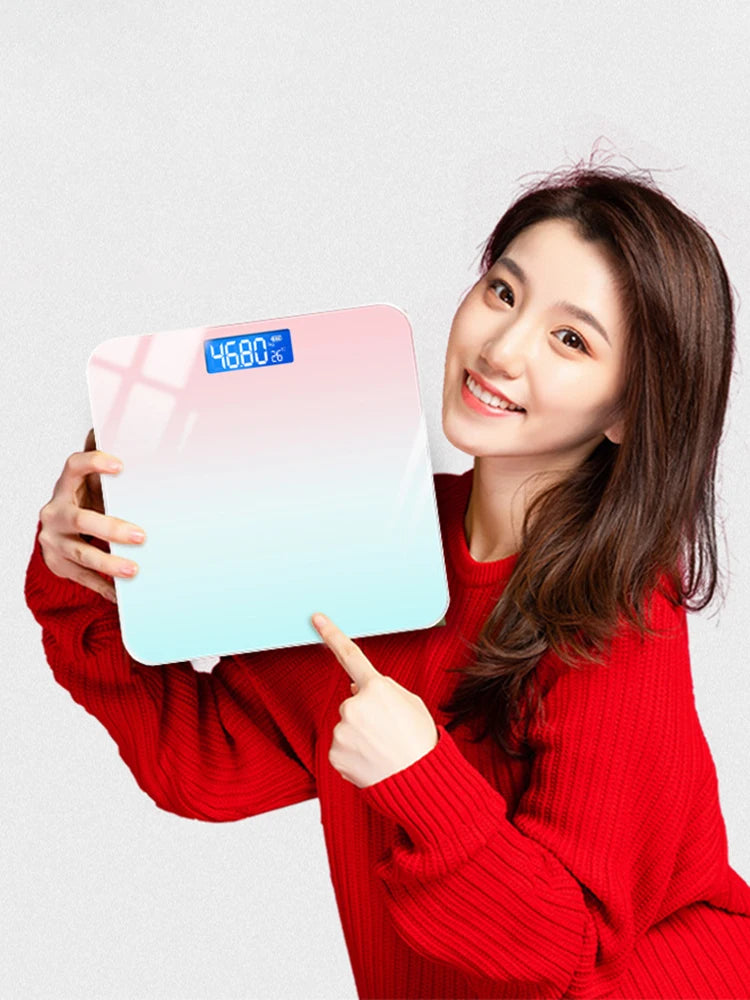Gradient Color LCD Digital Body Weight Scale