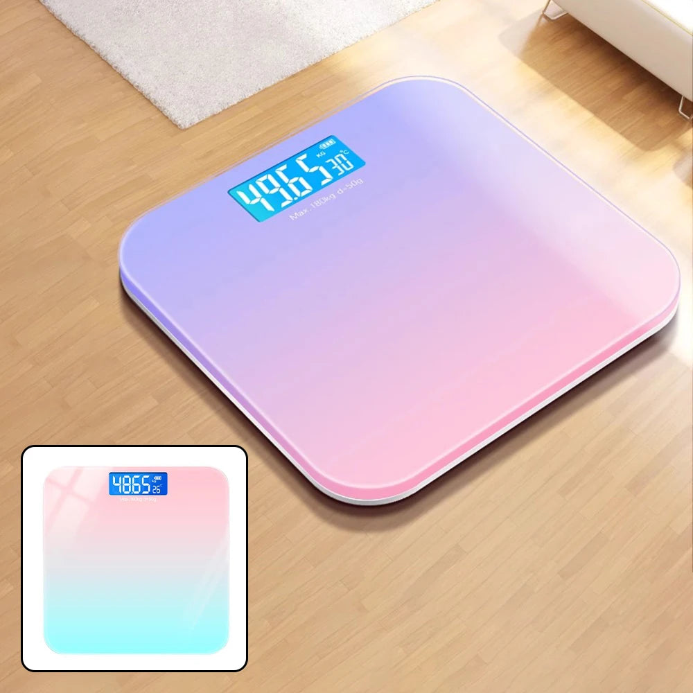 Gradient Color LCD Digital Body Weight Scale