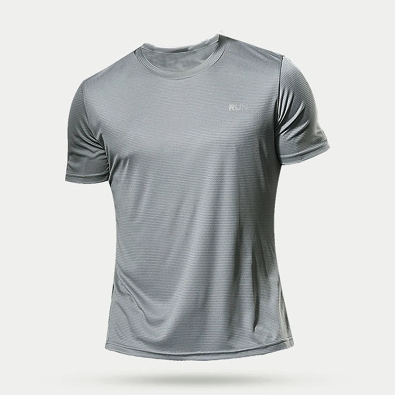 Men’s Quick-Dry Sports T-Shirt – Compression Fit
