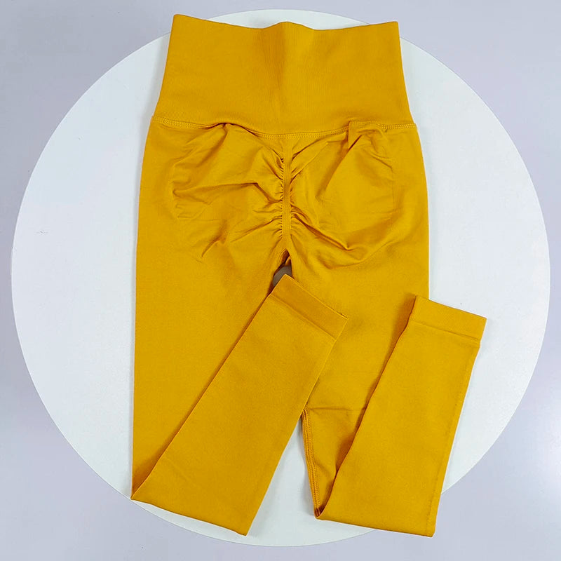 High Elastic Seamless Yoga Leggings – Women’s Fitness Pants