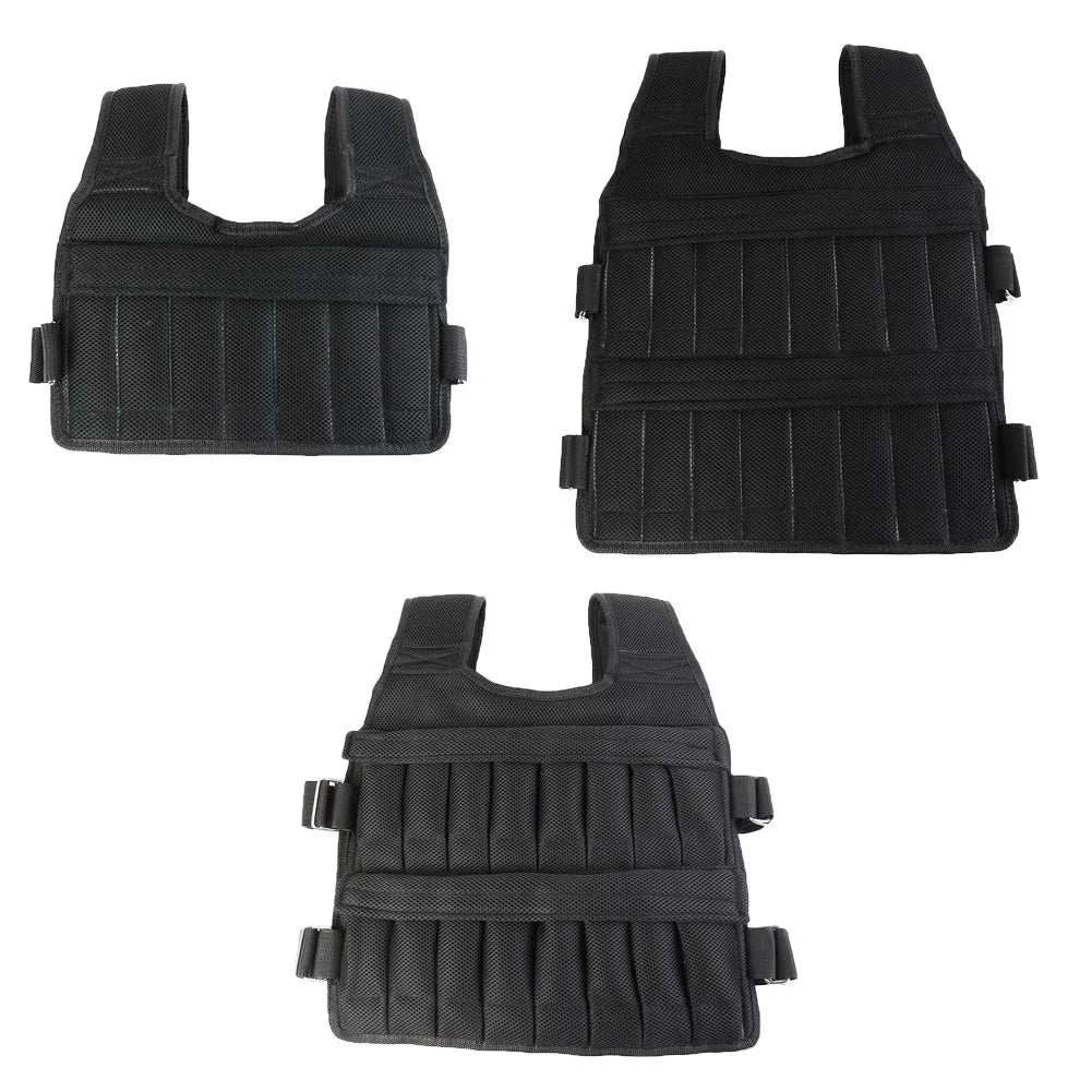 Adjustable Weighted Training Vest (3/15/35kg Capacity)
