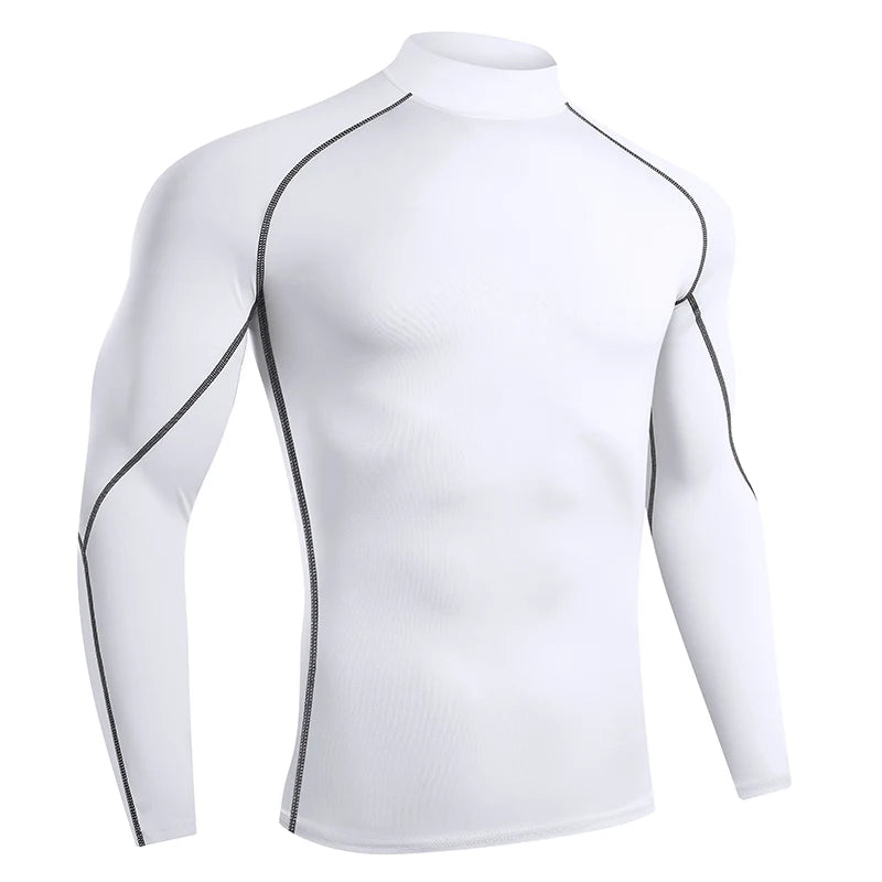 Men’s Long Sleeve Compression Sport Shirt – Quick Dry