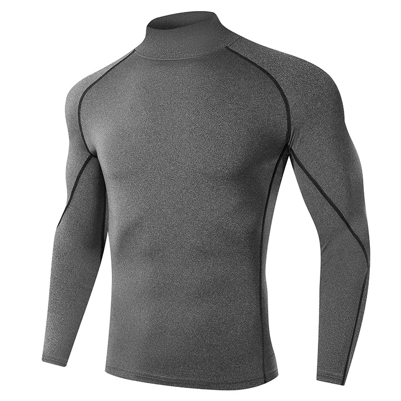 Men’s Long Sleeve Compression Sport Shirt – Quick Dry