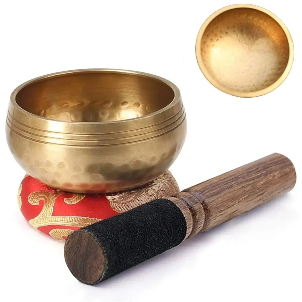 Tibetan Singing Bowl Set – Meditation & Stress Relief Tool