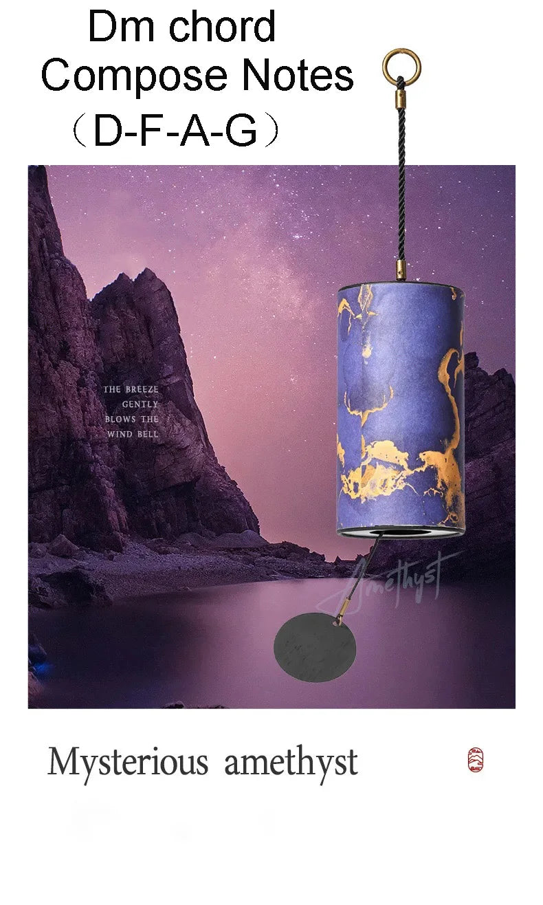 HLURU Bamboo Wind Chimes – 9 Notes with 4 Chords