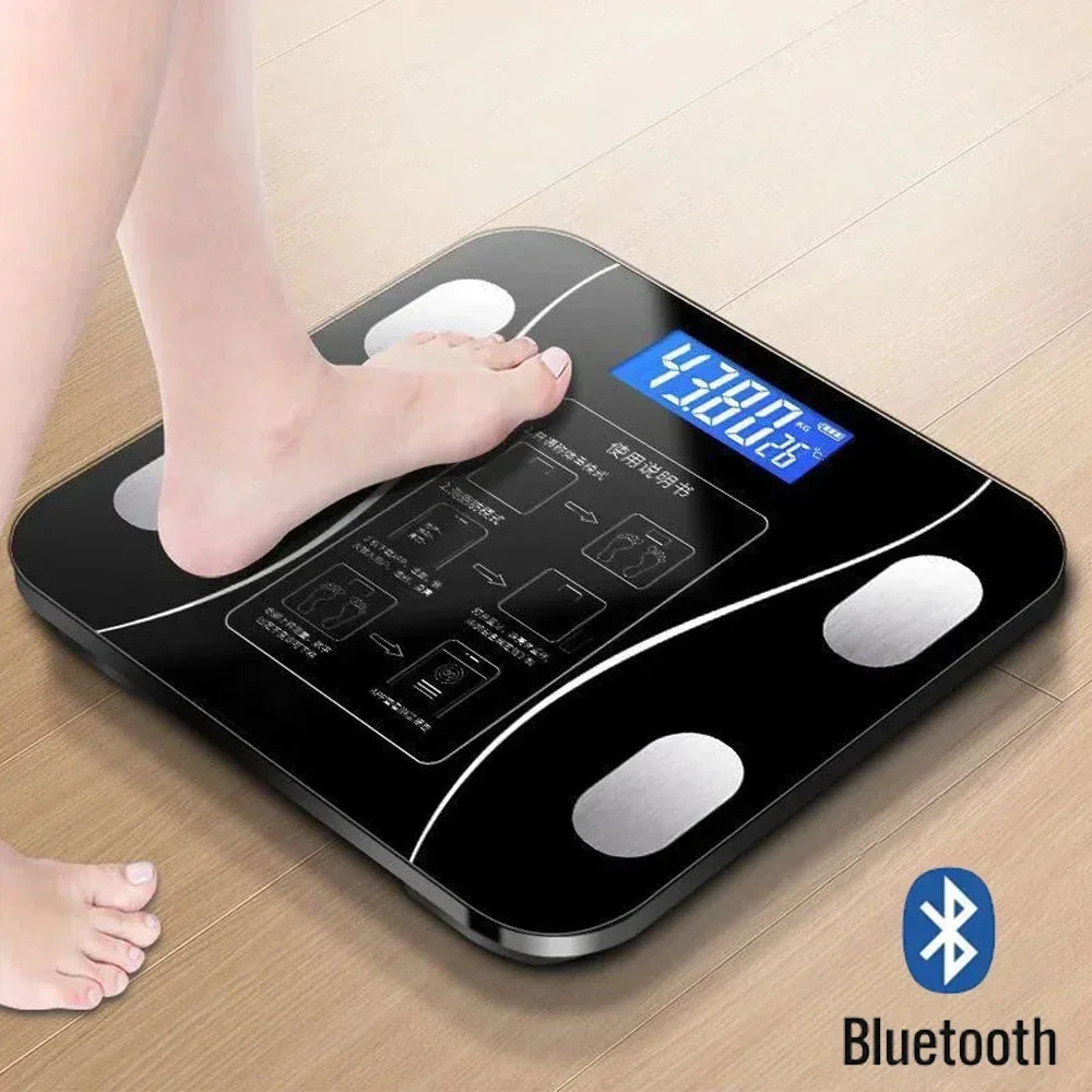 Smart Bluetooth Body Fat Scale – BMI & Fitness Analyzer
