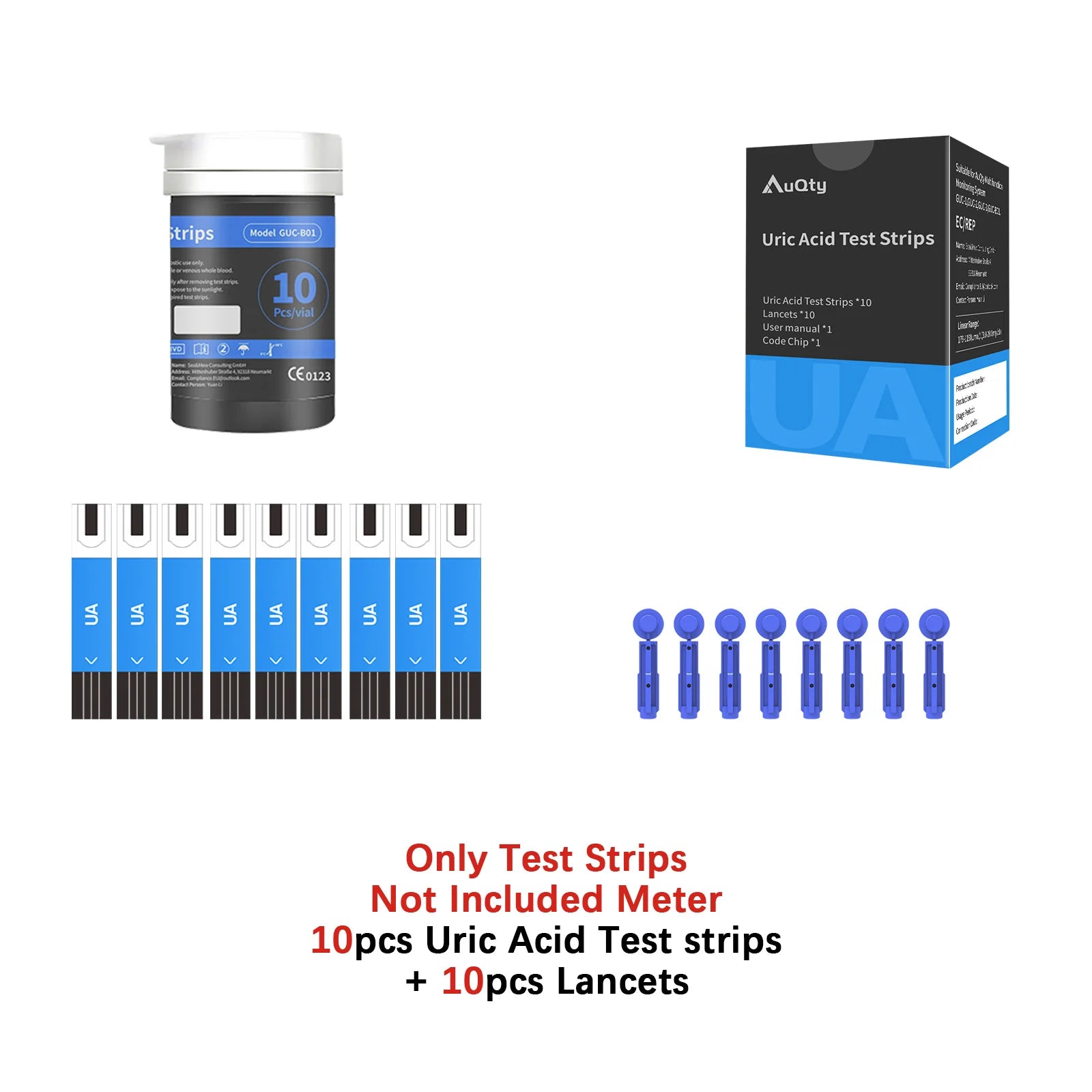 3-in-1 Cholesterol, Uric Acid & Glucose Meter Kit