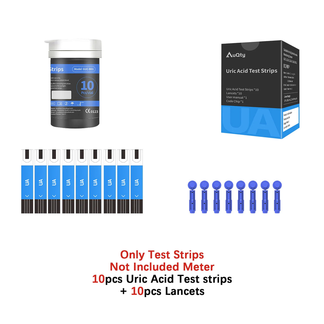 3-in-1 Cholesterol, Uric Acid & Glucose Meter Kit