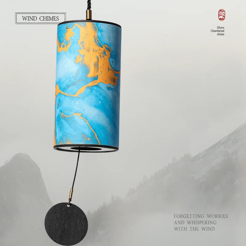 HLURU Bamboo Wind Chimes – 9 Notes with 4 Chords